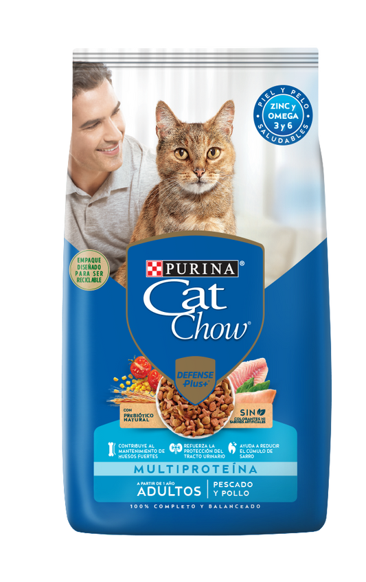 CAT CHOW ADULTOS SABOR PESCADO Y POLLO