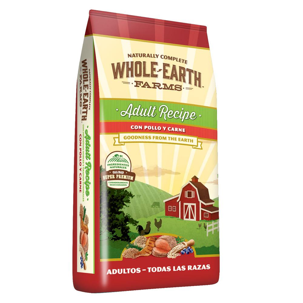 Whole Earth Farms - Adultos (Pollo y Carne)