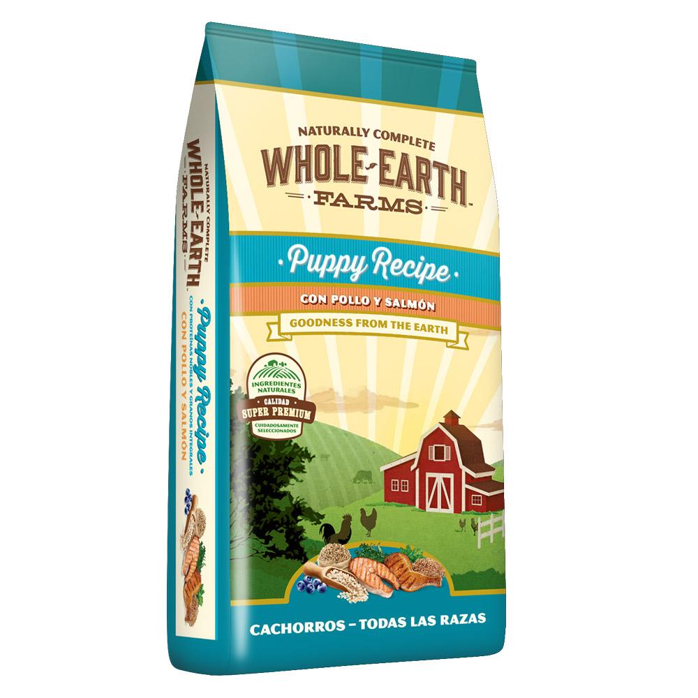 Whole Earth Farms - Cachorros (Pollo y Salmón)